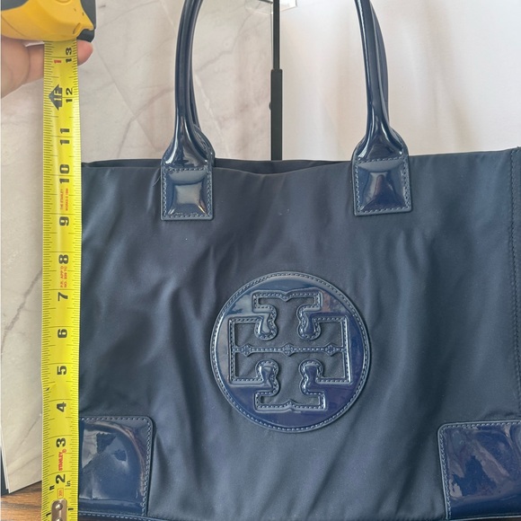 Tory Burch Dark Blue Tote Bag - Picture 4 of 9